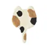 Cojín de Asiento para Cola con Terciopelo Dibujo Animado Creativo Cojín para Silla de Gato Otoño Invierno Silla de Oficina Alfombrilla Antideslizante Felpa Cojín para Sentarse Largo