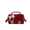 Bolso de Mano Pequeño de Verano de Moda 2026 para Mujer, Bolso Cruzado Versátil Elegante y a la Moda, Bolso Exquisito Tipo Almohada