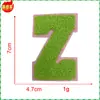 Venta Caliente Transfronteriza Color Alfanumérico Toalla Tela Bordada Calcomanías Parche de Ropa Zhangzai Marcado Codificado Hecho a Mano