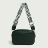 Bolso de Hombro para Mujer de PU de Color Sólido 2025 Nuevo Bolso de Exportación Transfronteriza para Mujer Correa de Hombro Ancha Bolso Cruzado Cuadrado Pequeño de Moda