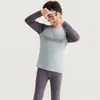 Pijamas para niños Algodón puro Ropa de otoño y conjunto de pantalones Ropa interior térmica para bebés y niñas Capa base para niños pequeños Suéter de algodón