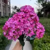 Juego de 7 flores de hortensia artificiales, perfectas para arreglos florales de boda, decoraciones de pared, decoraciones de pasillo, arreglos de suelo, exhibiciones florales de exterior y decoraciones de salón de bodas