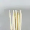 Espetos de Bambu Suporte para Crescimento de Plantas Palitos Redondos de Bambu Artesanais Palitos de Bambu Espessos Descartáveis Artesanais DIY