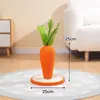 Arranhador de Sisal para Gatos Placa Arranhadora para Gatos em Formato de Cenoura Estrutura de Escalada para Gatos Arranhador Integrado Moedor de Garras Animal de Estimação Gato Resistente ao Desgaste Não Solta Pelo