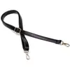 Correa de lona para bolso casual de 1.5 cm de ancho, correa ajustable cruzada de cuero PU, correa para bolso de peluche DIY