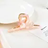 YHJ Accesorios para el Cabello Nuevo Pinza de Ácido Acético Pinza de Tiburón Corazón Pinza de Tiburón de Aleación para la Parte Posterior de la Cabeza