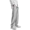 Pantalones casuales sueltos al por mayor para hombre, pantalones versátiles de moda estilo coreano, pantalones de pierna ancha finos de verano que caen hasta el suelo