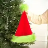 Gorros Navideños para Niños, Gorros Rojos de Navidad, Gorros para Adultos, Gorros de Felpa con Visera Verde, Disfraces Festivos, Nuevos Productos Transfronterizos