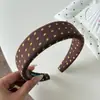 Diadema de Lunares Coloridos Dopamina Estilo Coreano Verano Diadema Alto Cráneo Accesorios para el Cabello Diadema para el Cabello de Lujo Ligero de Gama Alta Adornos para el Cabello Adornos para la Cabeza para Mujeres