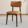 Silla de comedor nórdica, moderna, simple y elegante, adecuada para uso doméstico, restaurante, hotel, silla de comedor con respaldo, lujo ligero, silla de comedor de color madera natural