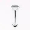 Massageador de Rolo de Microagulhas Personalizado Metal Facial Indolor Beleza Água Luz Agulha Microagulha Rolo Impulsionador Facial Dispositivo de Emagrecimento Facial