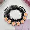 Presilha de cabelo infantil artefato de acabamento para cabelo com franja acessórios de cabelo para meninas pente de cabelo presilha de cabelo de bebê pente para cabelo com franja