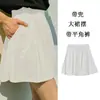 Moda Praia Plus Size Moda Praia Feminina Cintura Alta Grande Balanço com Bolso saia boxer