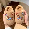 Chinelos de Algodão Infantis para Meninos e Meninas, Novo Estilo Inverno 2026, Para Casa, Bebê, Crianças, Meninos, Casa, Chinelos Felpudos