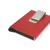 Portatarjetas de Aleación de Aluminio de Fábrica Portatarjetas de Crédito Portatarjetas de Crédito Blindaje RFID Portatarjetas Tarjetero para Tarjetas Bancarias e Identificaciones con Clip