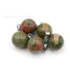 Colgante de Bola Pequeña de Cristal Caliente en Vivo Transfronterizo Colgante de Perla Redonda Pendientes Distintivos de Esfera de 14 mm Joyería DIY