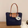Bolsa de Tote de Tela Oxford de Gran Capacidad para Mujer, Ligera, Versátil, para Viajes, de Mano, al Hombro, Estilo Retro, Bolsa de Axila