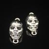 Moda Calavera Punk Rock Colgante Herrajes Decoraciones para Carcasa de Teléfono Accesorios de Herrajes Zapatos Accesorios para Bolsa