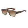 Gafas de Sol Cuadradas Europeas y Americanas Transfronterizas para Hombre, Gafas de Sol de Diseñador de Moda Retro de Gama Alta para Mujer, Gafas de Estilo Callejero, Gafas de Sol