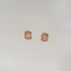 Nuevo producto popular: Zircón tallado escarcha 6 mm, piedra suelta súper brillante con recubrimiento de alto brillo, aretes de joyería DIY al por mayor