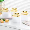 Frasco Sellado Plástico Lujo Accesible Transparente Hogar Alimentos Snacks Granos Cocina Refrigerador Caja de Almacenamiento Frasco de Almacenamiento
