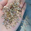 Rhinestones para Uñas Color Champagne de Fondo Plano Paquete Mayorista de 1440 Piezas, Incluyendo Rhinestones para Uñas de Forma Gota de Agua Grande y Pequeña, Cubo, Octágono Largo e Irregular