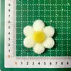 Acessórios de Cabelo de Girassol de Seis Pétalas em Pelúcia Coloridos como Macaron, Luvas Infantis, Meias-Calças, Bolsas, Acessórios DIY