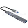 Estación de acoplamiento USB 3.0 de 1 a 5 puertos para teléfonos móviles, portátiles, drones, lectores de tarjetas, adaptador multipuerto Tipo-C