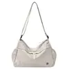 Bolsa Grande para Dumpling Casual Feminina Moda 2025 Versátil Bolsa de Ombro Multicamadas Leve Bolsa Transversal