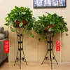 Soporte para Flores Estilo Europeo, Soporte de Cesta de Flores de Hierro de Una Sola Capa, Soporte para Plantas Colgantes Rábano Verde, Soporte de Cesta de Flores de Múltiples Capas para Sala de Estar Interior, Soporte para Plantas Verdes