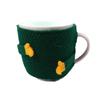 Personalizado todo tipo de juego de tazas de punto de lana juego de tetera taza de cerámica serie navideña jacquard juego de botella de vino fabricantes al por mayor