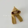 Gorro y bufanda cálidos de otoño e invierno todo en uno para niños y niñas, color liso, combinable, gorro tipo chal, gorro de lana tejido, invierno