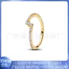 Anillo accessory DIY Pandora de cobre blanco plateado en color dorado con diseños de pentagrama, sol, luna y rosa