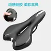 Almofada de Selim de Bicicleta, Selim Espesso de Silicone, Almofada de Selim para Bicicleta de Montanha, Almofada de Selim Confortável Macia Elástica Refletiva, Selim de Bicicleta