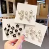 Moda y versátil vintage de alta gama moderno ins exquisito personalizado minimalista francés con incrustaciones de diamantes blancos sin clavos ajustable para hombre