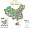 Torre Cultural Criativa de Metal e Madeira Ímã de Geladeira Criativo Magnético de Dragão e Elefante de Nanning, Guangxi Marco Criativo da Cidade 3D