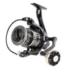 Carretilha de Pesca Spinning Toda em Metal, Carretilha para Pesca com Iscas, Carretilha para Arremesso de Longa Distância, Roda de Pesca, Vara de Pesca para Mar, Vara para Mar, Equipamento de Pesca, Carretilha Spinning