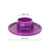 Tapa de tubo de hilo de poliéster para fábrica textil, cabeza redonda, cabeza plana, hilo de baja elasticidad, tapa de tubo de hilado de hilo antiarañazos, accesorios para máquinas circulares grandes