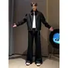 Pantalones Cleanfit de microcampana con efecto de caída de alta gama, pantalones de hombre forrados de polar para otoño e invierno, diseñados para hacerte lucir más alto y tus piernas más largas, pantalones casuales
