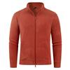 Nueva Chaqueta de Terciopelo Austriaco Doble Cara para Otoño e Invierno 2025 con Cremallera y Cuello Alto, Sudadera Chaqueta Casual Holgada para Hombre