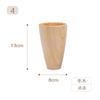 Taza Casual de Madera de Ziziphus spinosae Estilo Japonés Hotel Restaurante Coche Vintage Taza Tallada para Café Té con Leche Sake Taza de Agua de Tronco para el Hogar