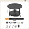 Estufa para preparar té y asar a la parrilla, el más vendido transfronterizo, juego completo de electrodomésticos para el hogar, mesa de reunión integrada, parrilla para barbacoa de invierno