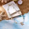 Collar Multicapa de Concha de Viento Marino Transfronterizo Europeo y Americano, Collar de Perlas de Estrella de Mar de Playa, Joyería para Mujer