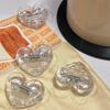 Ins-style simples transparente amor clipe armazenamento de dados acrílico de alto valor snack selo clipe DIY clipe nota