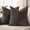 Funda de Almohada Moderna Sencilla para Sofá Chenilla de Bambú Cojín Respaldo Sala de Estar Dormitorio Mesita de Noche Venta al por Mayor Transfronteriza