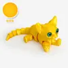 Popular Transfronterizo Impreso en 3D Gato Calvo Artesanía Adorno Regalo Figura Creativa Animal Articulado Móvil Modelo