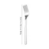 Chuangjing Mango Cuadrado Personalizable Acero Inoxidable 430 Vajilla de Mesa Más Vendida Vajilla Occidental Set de Cuchillo, Tenedor y Cuchara Práctico