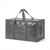 Nueva Bolsa Plegable Impermeable y Resistente a Manchas para Mudanzas Transfronterizas con Gran Capacidad, Cierre de Cremallera, Pe Tejido Recubierto de PP