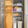 Estante de Almacenamiento de Pie Expandible para Lavadora de Inodoro Estante de Baño Estante de Almacenamiento en el Espacio Encima del Inodoro
