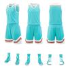 Atacado rápido americano uniforme de basquete infantil adulto basquete jersey terno suor-absorvente de treinamento uniforme grupo compra camisa azul